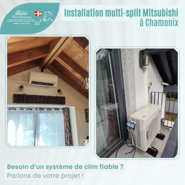 Installation Climatisation sur Chamonix , Sallanches, Danel Froid Climatisation