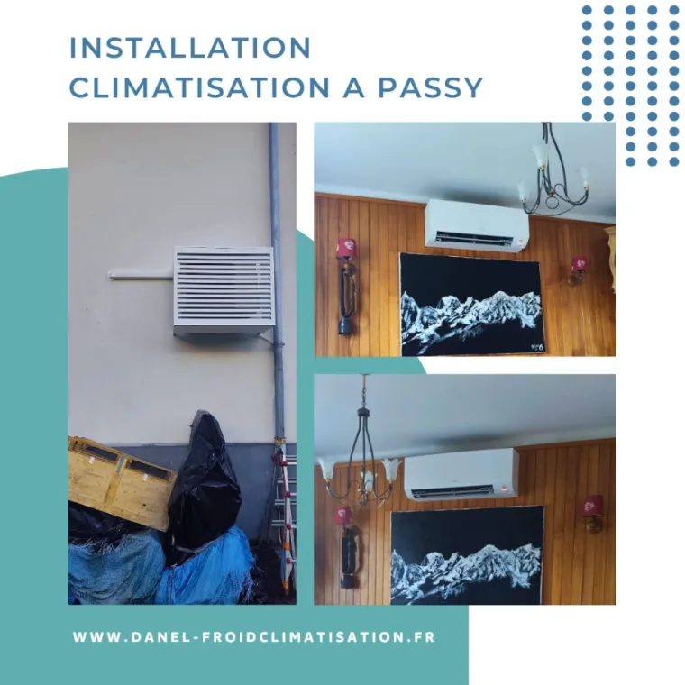 Installation d'un Climatiseur sur Passy, Sallanches, Danel Froid Climatisation